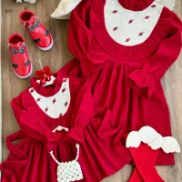 سارافون دخترانه یلدایی|کفش و لباس بچه|تهران, شهرک صدرا|دیوار