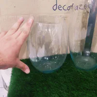 گلدان شیشه تنگ شیشه‌ای خمره ای 3 سایز|گل و گیاه طبیعی|تهران, شوش (باغ آذری)|دیوار
