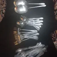 سرویس قاشق وچنگال۱۲نفره نونومناسب جهیزیه