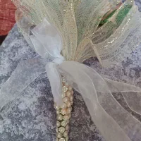 دسته گل عروس|گل مصنوعی|سامان, |دیوار