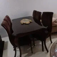 میز ناهار خوری شش نفره|میز و صندلی غذاخوری|کرج, حصارک بالا|دیوار