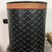 باکس لباس چوبی با روکش چرم نو