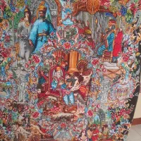 تابلو فرش دستباف سلاطین|تابلو فرش|اردبیل, |دیوار