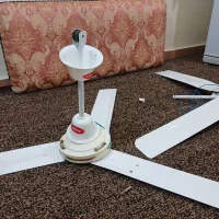 دودستگاه پنکه سقفی سانی هرکدام ۱۰روزکارکردن|پنکه و تصفیه‌کنندهٔ هوا|اهواز, شهرک دانشگاه|دیوار