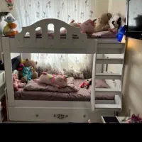 تخت دو طبقه کودک و نوجوان دو طبقه دخترانه