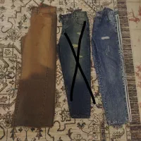 شلوار و مانتو جین