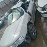 ماشین موتور کامل سالم فقط سقف ضربه خورده