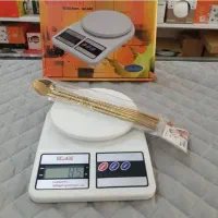 ترازو آشپزخانه گرم کش به همراه 2 عدد باطری