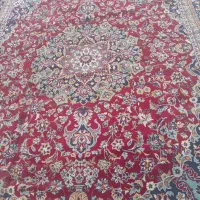 یک جفت فرش 12 متری قرمز درحد نو