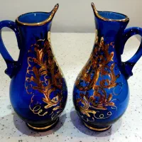 ظروف کبالت طلاکوب روسی قدیمی