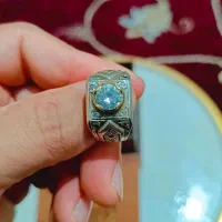 ست انگشتر نقره وساعت خودکار با نبض دست|ساعت|بجنورد, |دیوار
