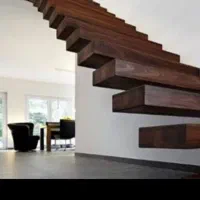 پله معلق اسکلت شیروانی پله فرارخرده کاری