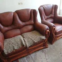 مبل ترک چرم ( اسکلت عالی )