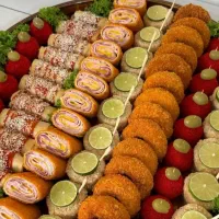 انواع فینگر فود و سالادها و دسر ها