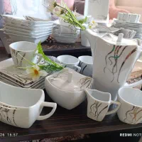 سرویس غذاخوری و چایخوری چینی ۱۸ نفره