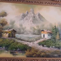 فروش تابلو رنگ وروغن اصیل|تابلو، نقاشی، عکس|رشت, منظریه|دیوار