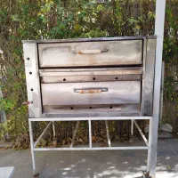 فر پیتزا دو طبقه ۱۸ بشقابه