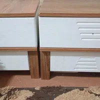 تخت خواب و دوعدد پاتختی|تخت و سرویس خواب|بندر امام خمینی, |دیوار