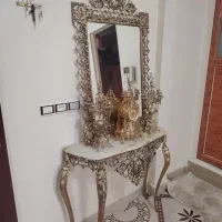 اینه شمعدان برنز
