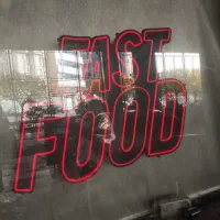 تابلو نئون فست فود