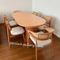 آبنوس میز ناهار خوری شاهکارهنری پریمیوم|میز و صندلی غذاخوری|تهران, فرمانیه|دیوار