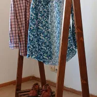 رگال و پایه مانکن چوبی