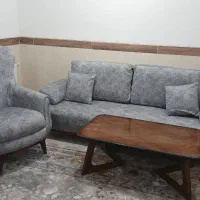 مبل ۸ نفر شرکتی با میز نهار خوری