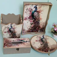 سطل و دستمال چوبی|ظروف سرو و پذیرایی|خرمآباد, |دیوار