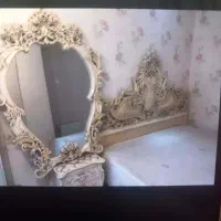 فروش سرویس خواب تمام چوب در حد نو|تخت و سرویس خواب|کرج, حسین‌آباد|دیوار