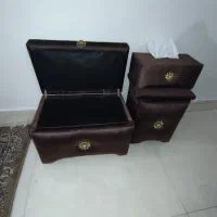 صندوقچه چادر نماز وجا دستمالی وسطل آشغال ست مخملی|صنایع دستی و سایر لوازم تزئینی|مشهد, پورسینا|دیوار