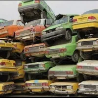 ماشینهای اسقاطی تصادفی سوخته