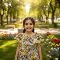 سارافون طرح بابونه کد ۲۴۶۷ تولیدی + جشنواره فروش