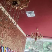 لوستر برنزی روکش طلایی 16 شاخه|لوستر و چراغ آویز|تهران, تجریش|دیوار
