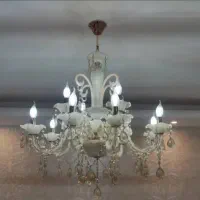 لوستر کریستالی 15 شعله