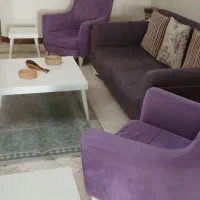 مبلمان نیم ست 5 نفره پارچه ترک با میز وعسلی|مبلمان خانگی و میز عسلی|تهران, شهرک امید|دیوار