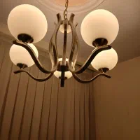 لوستر ۵ شاخه فلزی