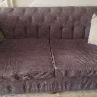 مبل چستر  و تخت یک نفره ام دی اف