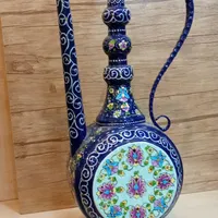 آفتابه مسی مینا|صنایع دستی و سایر لوازم تزئینی|قم, چهار مردان|دیوار