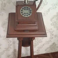 تلفن چوبی ایستاده نو و سالم