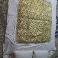لحاف و تشک  زری دوز پنبه ای 2 نفره کاملا نو