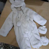 کاپشن سرهمی خز خرگوشی مناسب تا۲سال نونو