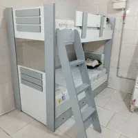 تخت دوطبقه ملامینه سرکتی