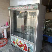 یخچال ویترینی تمام استیل موتور پلم در ماهدشت|فروشگاه و مغازه|کرج, شهرک نهال و بذر|دیوار