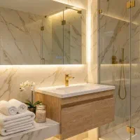 روشویی گرانیتی/ آینه کابین/ روشویی