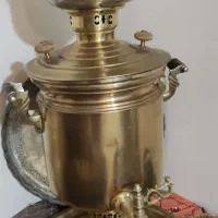 سماور روسی زغالی قدیمی|کلکسیون اشیاء عتیقه|کن, |دیوار