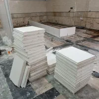 پنل گچی دیوار گچی پیش ساخته پارتیشن. گچکاری