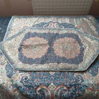 فرش ۲ونیم در۱ونیم درحدنو۵۵۰ورومیزی۴تیکه