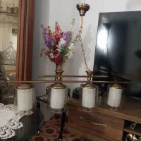لوستر برنزی ۴شعله|لوستر و چراغ آویز|تهران, بریانک|دیوار