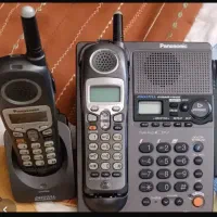 تلفن پاناسونیک با دو گوشی در حد نو