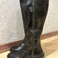 بوت ورنی ترک رنگ مشکی ،، سایز ۳۸